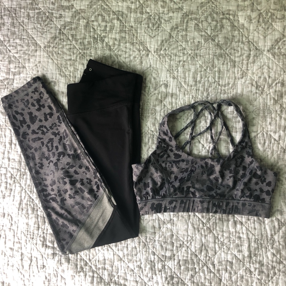 Aeropostale Aero Leggings & Sports Bra Set M/S